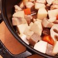 ＊monaco's cooksnap of when they made staubで♪お食い初めやおせちに筑前煮.