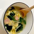 クックO1X8VL☆'s cooksnap of when they made ほうれん草とえのきの和風スープ♥.