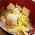 mayuakipe's cooksnap of when they made 超シンプル＊白だしでキャベツのすまし汁.