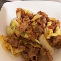 sst02☆'s cooksnap of when they made ポンの豚バラ白菜の豆板醤炒め.