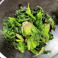 糖質OFF✿聖紫花✿'s cooksnap of when they made ほうれん草のお浸し§おかか＆ごま海苔.