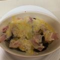 バウンド's cooksnap of when they made 【簡単】揚げなすとベーコンのチーズ焼き.