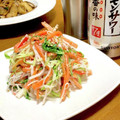 とろろ☆'s cooksnap of when they made 水菜と人参とカニカマのワサビマヨ和え.