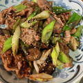 クック00N8WZ☆'s cooksnap of when they made 豚コマと茄子と長ネギの胡麻味噌炒め♪.