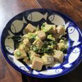 栗丸うさぎ's cooksnap of when they made 高野豆腐・ワカメの卵とじ♪.