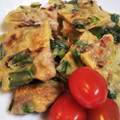 いさみょば's cooksnap of when they made 簡単◎豚こま切れとニラのチヂミ.