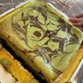 akagami63's cooksnap of when they made スティック 抹茶 マーブル チーズケーキ.