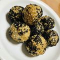 ぺち_1939's cooksnap of when they made 揚げないごま団子.