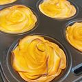 ♡しょこたん♡'s cooksnap of when they made 餃子の皮で♡薔薇のアップルパイ.