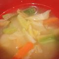 クックS5N2AF☆'s cooksnap of when they made 里芋とオクラのお味噌汁.