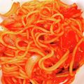 こずっぺ's cooksnap of when they made 喫茶店風濃厚ナポリタン.