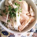 ほそにゃん♪'s cooksnap of when they made 鶏ハムサラダ丼.