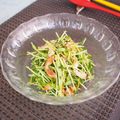 バカリャウ's cooksnap of when they made ちくわのナンプラー炒めで豆苗サラダ.