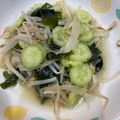 たちぽんぽん's cooksnap of when they made ♡もやしとわかめのナムル♡4days.