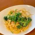 びわすけキッチン's cooksnap of when they made 明太子とシーフードのパスタ.