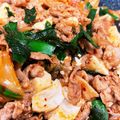 なーなちゃん's cooksnap of when they made 豚キムチ☆にら豚豆腐キムチ炒め♪.
