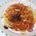 きらり流れ星's cooksnap of when they made 忙しい日のトマトソースパスタ.