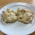 ハーブそると's cooksnap of when they made ホケミで簡単☆りんご入りお豆腐スコーン。.