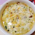 きこ33's cooksnap of when they made ヘルシー豆腐♡和風グラタン♡鮭キャベツ.