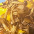 あおぽん0120's cooksnap of when they made キノコと豚バラのあんかけ和風オムライス　.