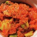 38＊つよぽん＊'s cooksnap of when they made チキンとアボカドのトマトクリーム煮.