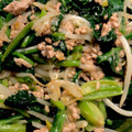 ひなまなここのはは's cooksnap of when they made ほうれん草と挽肉のトロッと炒め煮.