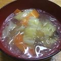 北京パンダ's cooksnap of when they made お野菜たっぷり♡中華春雨スープ♡♡.