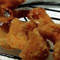 yamame6jp's cooksnap of when they made 簡単！鶏皮のぱりぱり唐揚げ.
