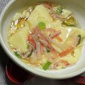 jiririta's cooksnap of when they made ★卵豆腐＆カニカマ★の簡単アレンジレシピ.
