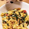 もち子。's cooksnap of when they made カニカマ入りニラ卵.