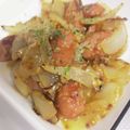 へろへろへ's cooksnap of when they made ソーセージ＆玉ねぎの粒マスマヨソテー.