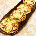 なつき☆ミ's cooksnap of when they made ･*:.♫何ちゃってピザ･*:♫.