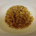 ♪チビひなた♪'s cooksnap of when they made 簡単☆かつお節と挽き肉のチャーハン☆.