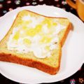 ふうはっちゃん's cooksnap of when they made カッテージチーズ＆ジャムトースト.
