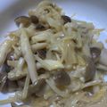 ◎みーちゃん◎'s cooksnap of when they made たっぷりキノコの味噌バタチーズ炒め.