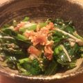 毎日おかあちゃん's cooksnap of when they made イカとモロヘイヤの食べるラー油和え.