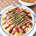在宅勤務のおじさん's cooksnap of when they made 粉不要！大和芋のお好み焼き.