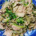 とりけらとっぷす's cooksnap of when they made 超絶簡単！豚肉と豆苗の塩こんぶ炒め.