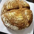 クックH86AFM☆'s cooksnap of when they made ストウブ22cmで全粒粉入りカンパーニュ.
