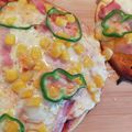 Yuuko7i's cooksnap of when they made 《レンジ》低糖質！ピザ風おから蒸しパン.