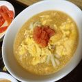 chimo！'s cooksnap of when they made 明太餡かけ玉子とじのおうどん.