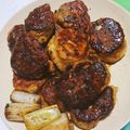 クック083103☆'s cooksnap of when they made 焼き鳥屋さんのつくね♪.