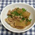 tinico's cooksnap of when they made 大根と豚バラの土手焼き風.