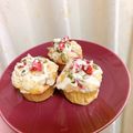 ほしのあおぞら's cooksnap of when they made 苺とクリームチーズのクランブルマフィン.
