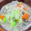 kinniko's cooksnap of when they made マダラのじゃっぱ汁.