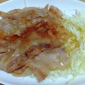お豆腐LOVE's cooksnap of when they made １０分で主役おかず＊豚バラ肉の生姜焼き＊.