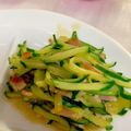 mayutaママ's cooksnap of when they made 低糖質☆ベーコンときゅうりのきんぴら.