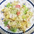 コロタイママ's cooksnap of when they made 簡単！めちゃ旨！本格カニカマチャーハン.