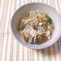 yesmama's cooksnap of when they made ふわふわ♪えのきのたまごスープ.