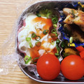 ゆかりんご117♪'s cooksnap of when they made 簡単　ハムたまご弁当.